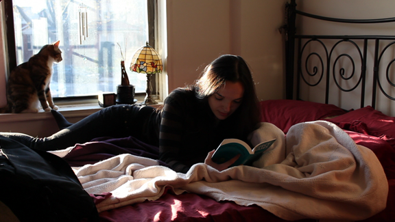 Maggie, in the film Rehearsals