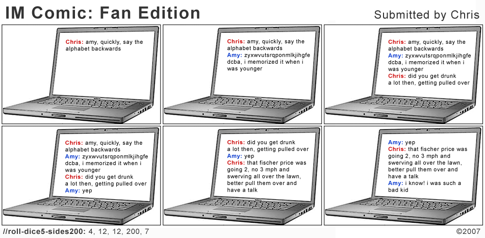 Frank: I bet chris and amy are fucking